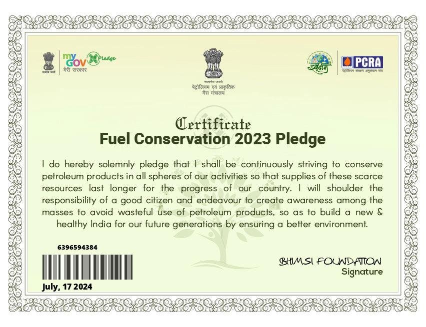FUEL CONSEVATION